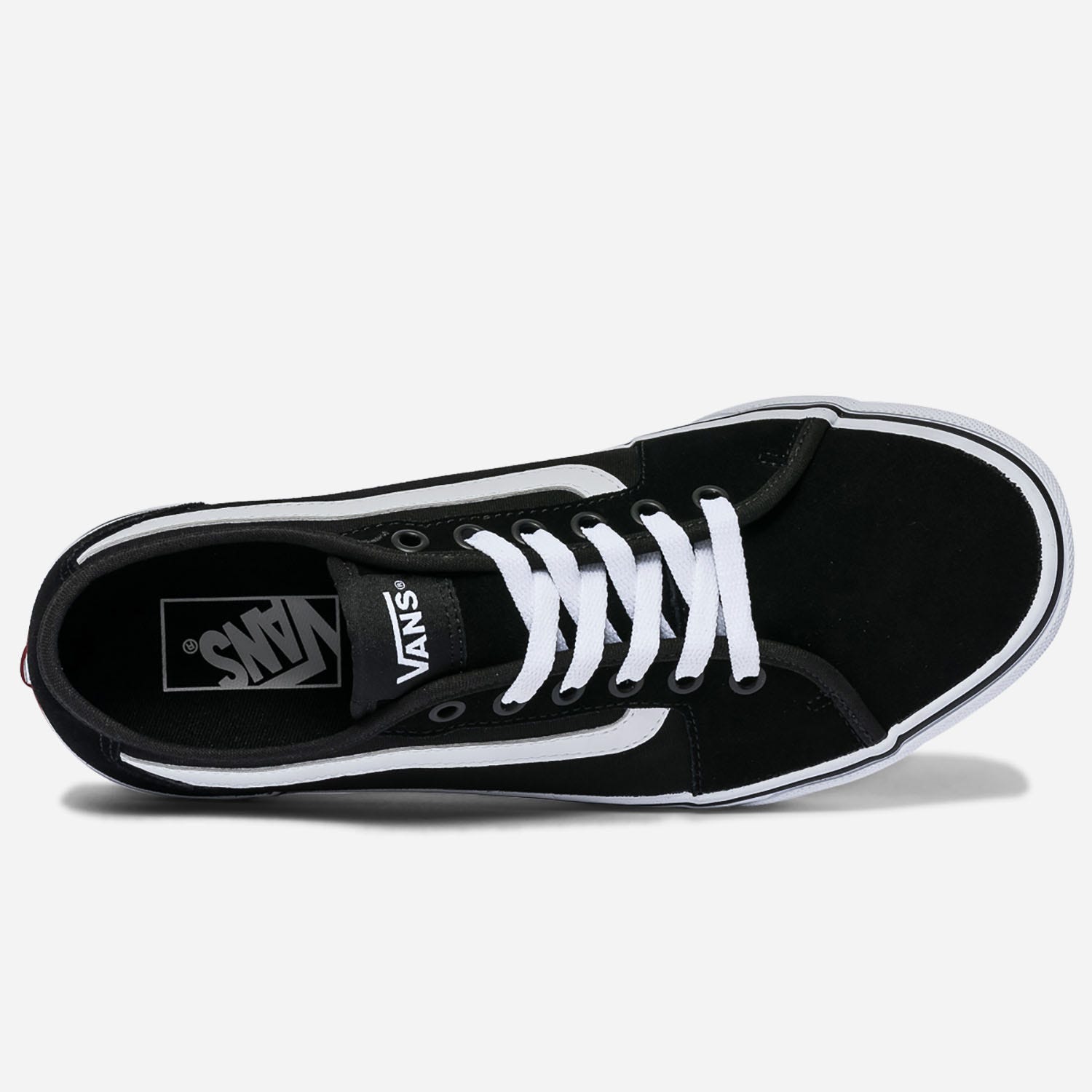 Tennis VANS noire en cuir velours et toile