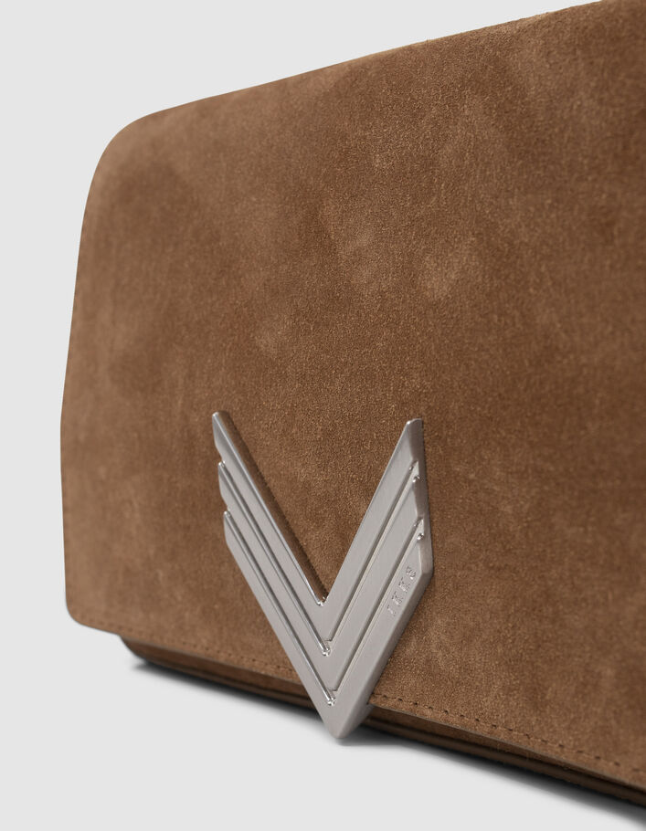 Le sac 111 Staten Island en cuir de vachette velours femme