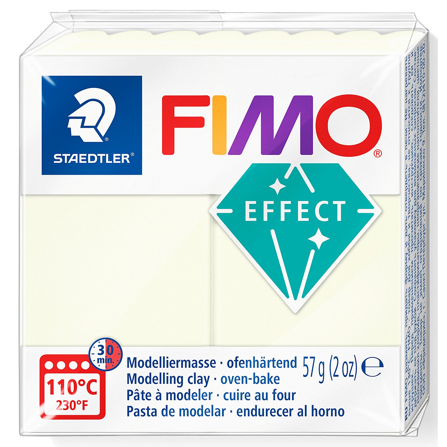 Fimo effect, nachtleuchtend, 57 g