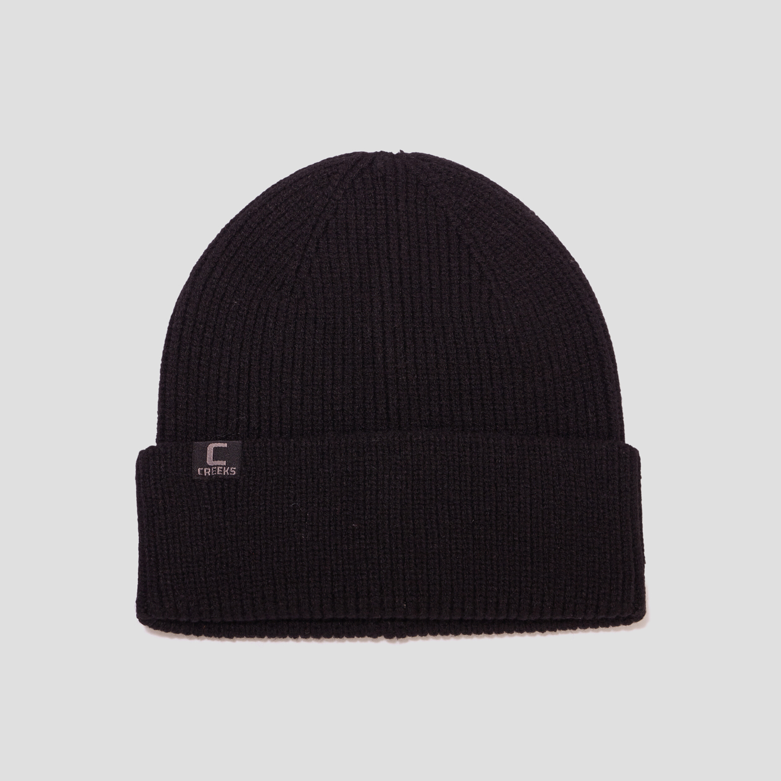 Bonnet tricoté Creeks noir homme | La Halle
