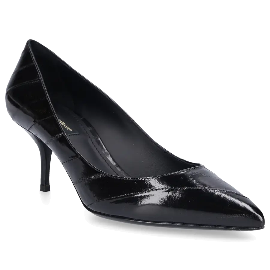 Dolce & Gabbana - Pumps DG Aal Logo schwarz - schwarz