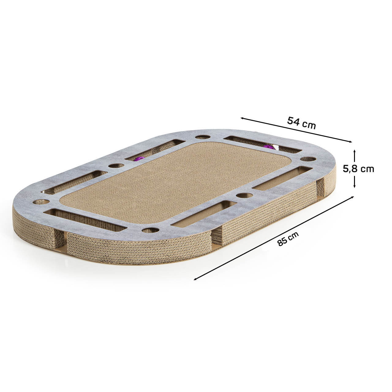Canadian Cat Company Intelligenzspielzeug Canadian Cat Company Katzenspielplatz PlayPlate dunkelgrau