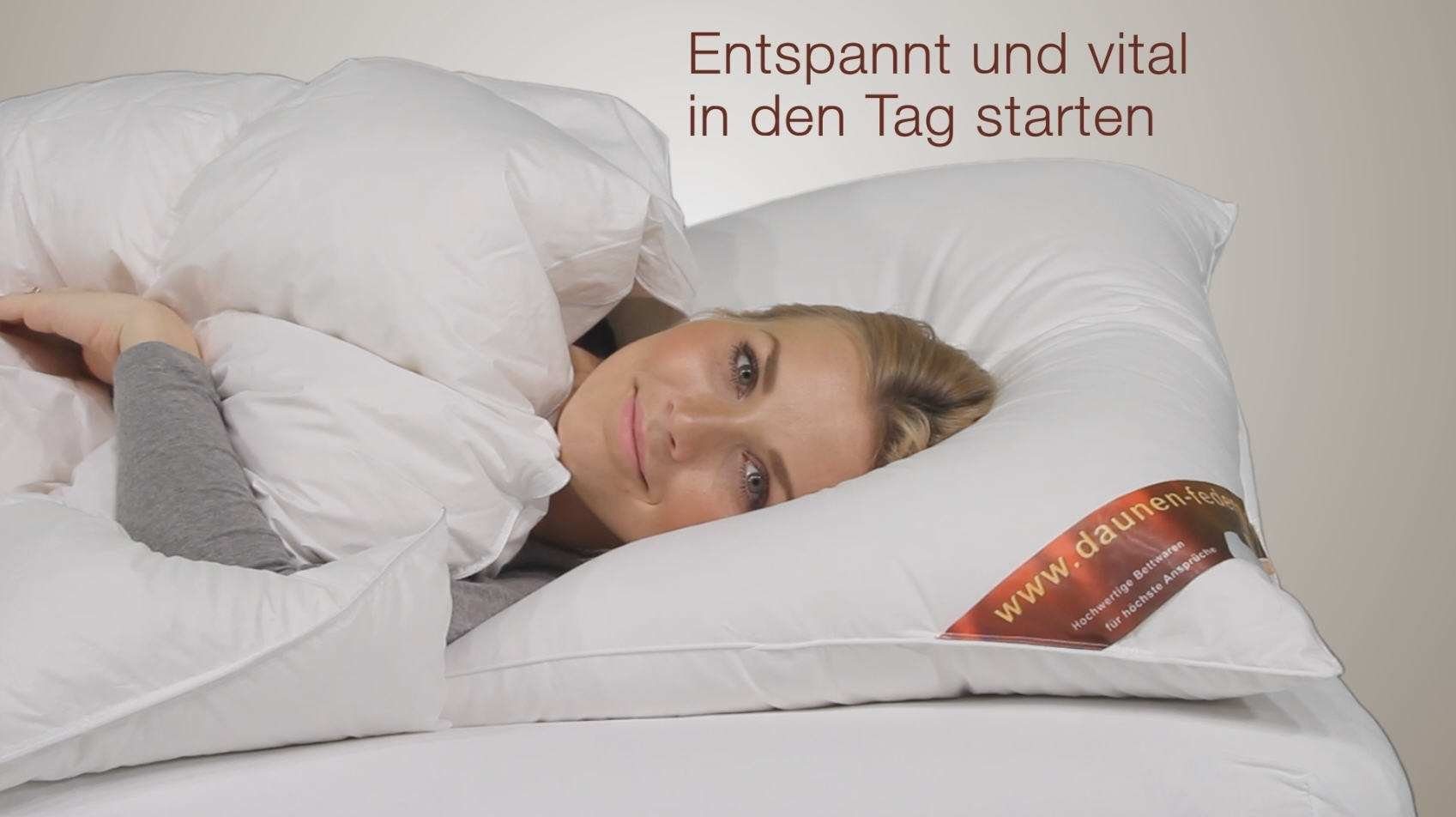3-Kammer-Kopfkissen 3 Kammer Kopfkissen 80x80 Daunen Federn, daunen-federn.de, Füllung: Innenkammer: 85 % Gänsefedern / 15 % Gänsedaunen Außenkammer: 90 % Gänsedaunen / 10 % Gänsefedern, Bezug: 100 % Baumwolle, Rückenschläfer, Bauchschläfer, Seitensc