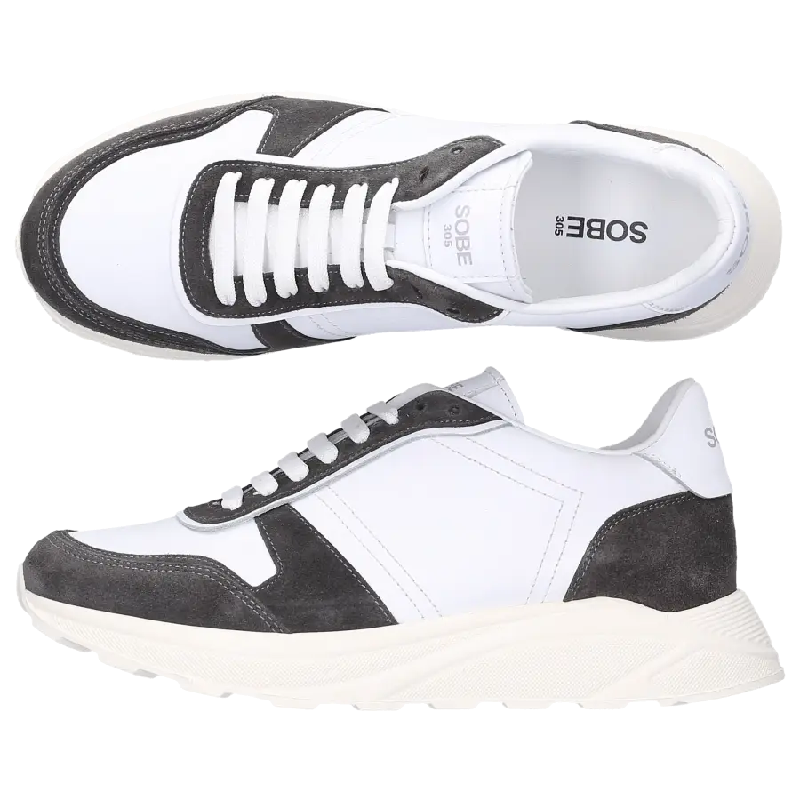 305 SOBE - Sneaker low SPRINT Nappaleder - weiß