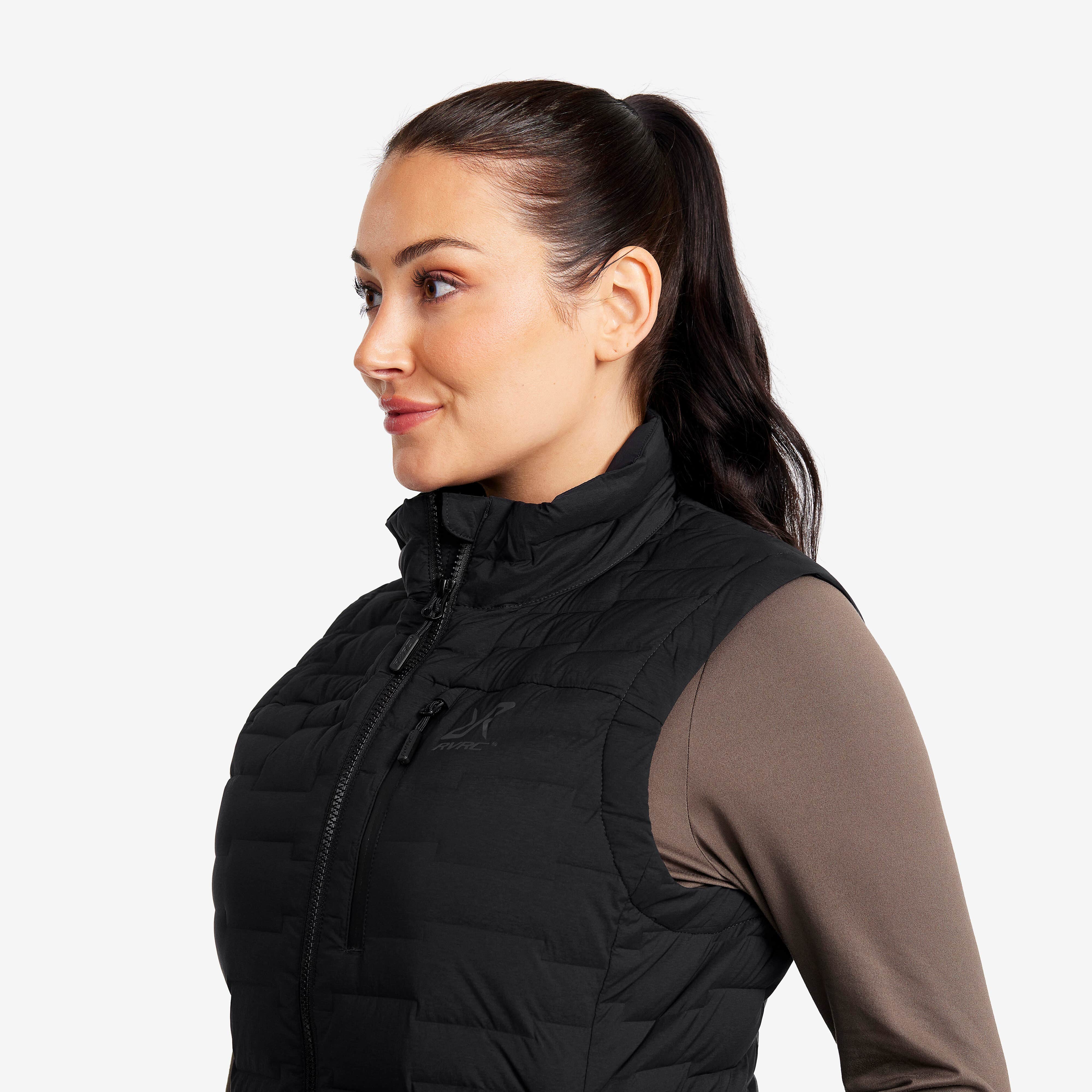 Flex Stretch Down Vest Femme Black