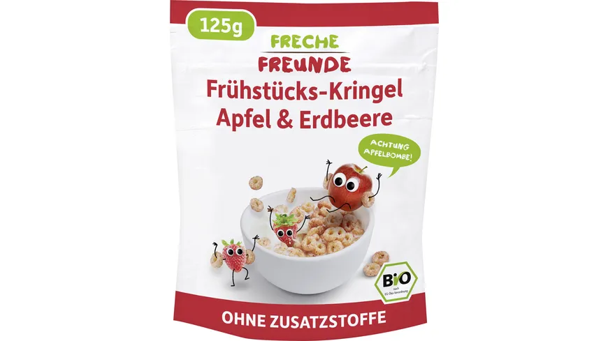 Freche Freunde Bio Frühstücks-Kringel Apfel & Erdbeere 125 g