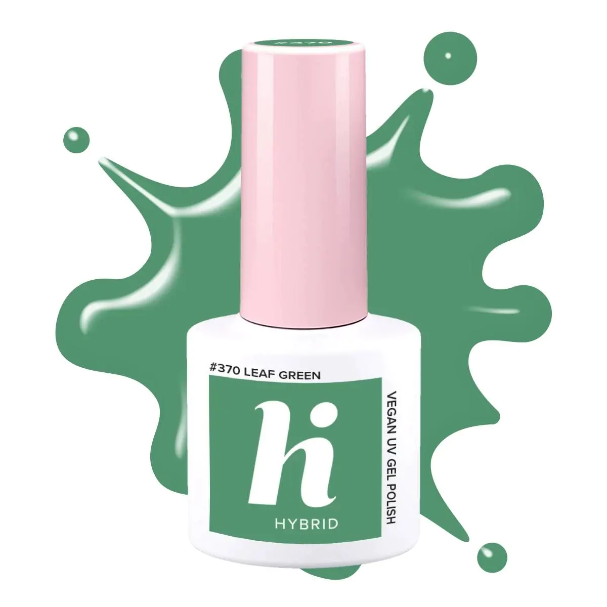HI HYBRID хибридни лак за нокте 370 Leaf Green 5ml