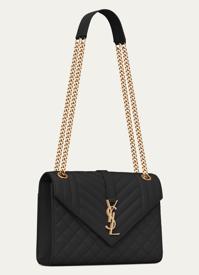 Saint Laurent Envelope Medium calfskin shoulder bag
