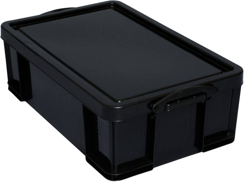 Really Useful Box Aufbewahrungsbox 50BKCB 50 L Schwarz Kunststoff 44 x 71 x 23 cm