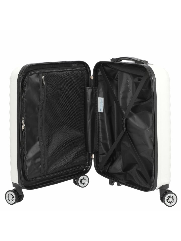 Paradise by CHECK.IN Kingston - 4-Rollen-Kabinentrolley 55 cm (lila) in weiÃŸ günstig kaufen onesize