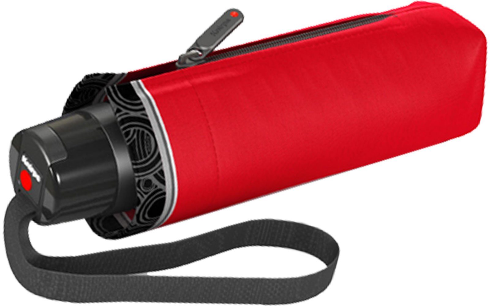 Knirps® Taschenregenschirm leichter, besonders kompakter Schirm für Damen, sehr klein und leicht, ein guter Notfallschirm