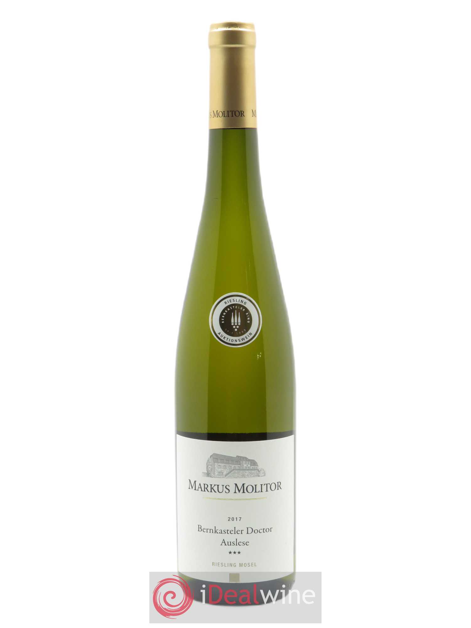 Riesling Markus Molitor Bernkasteler Doctor Auslese Gold Capsule°°° Auktionswein 2017 - Lot de 1 Bouteille