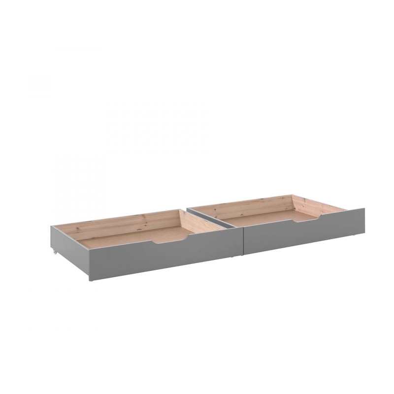 2 tiroirs de rangement pour lit Pino Vipack