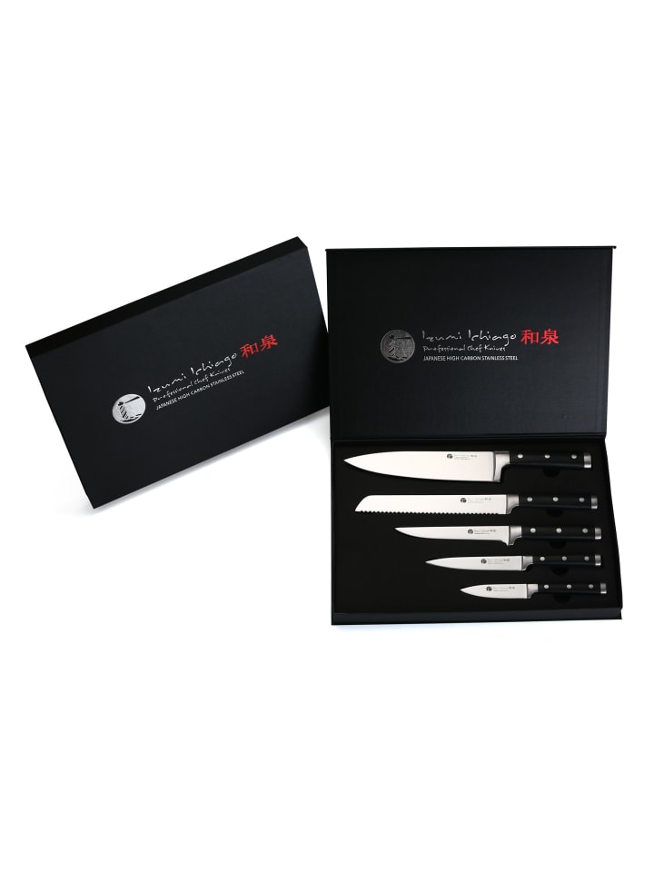 Izumi Ichiago IZUMI ICHIAGO - 5-tlg. Kochmesser-Set aus Japanese High Carbon Stainless Steel günstig kaufen onesize
