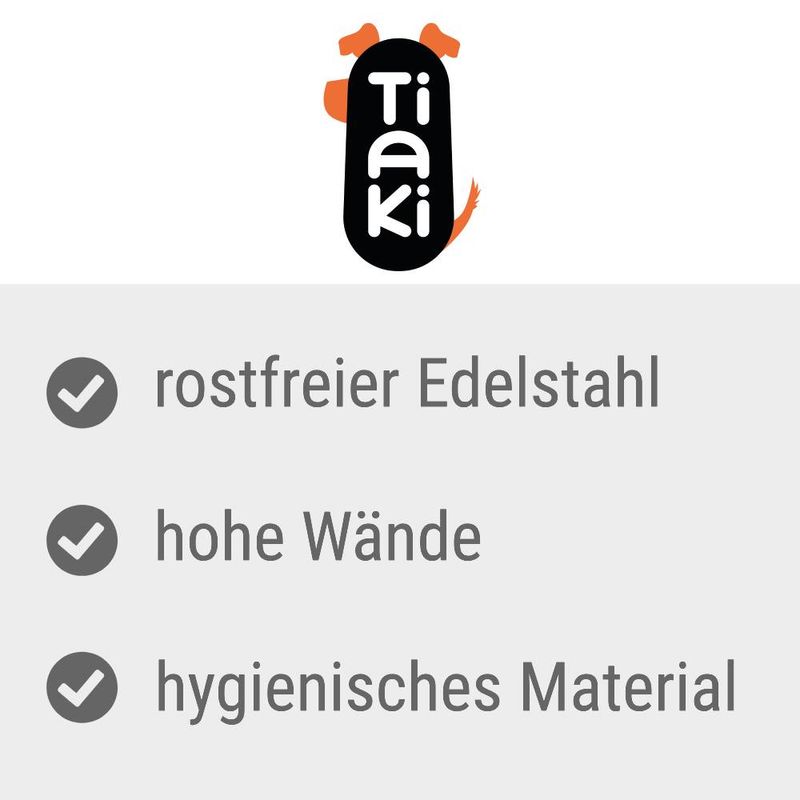 TIAKI Edelstahlnapf Functional zu TOP-Preisen