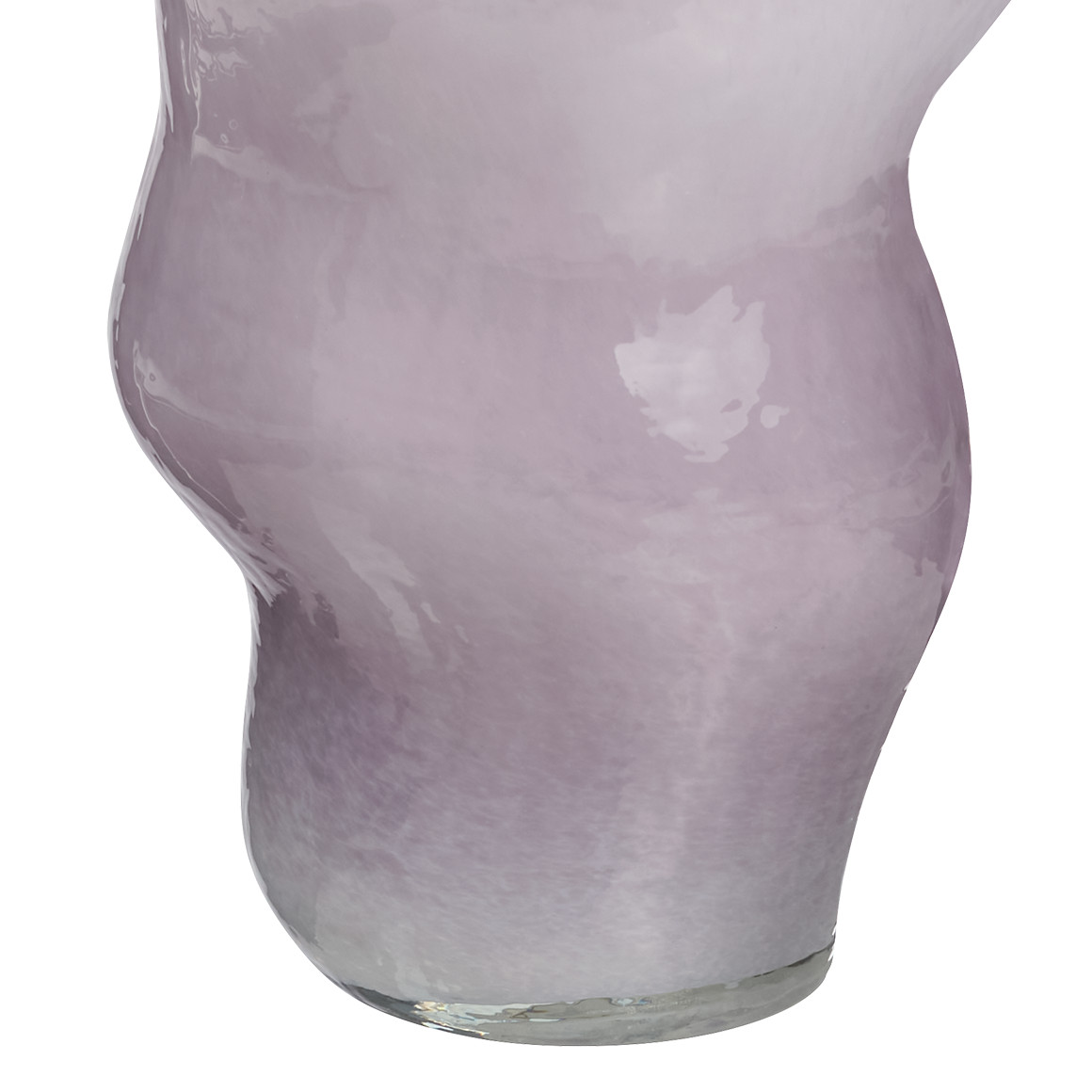 Große Glasvase mit Farbverlauf