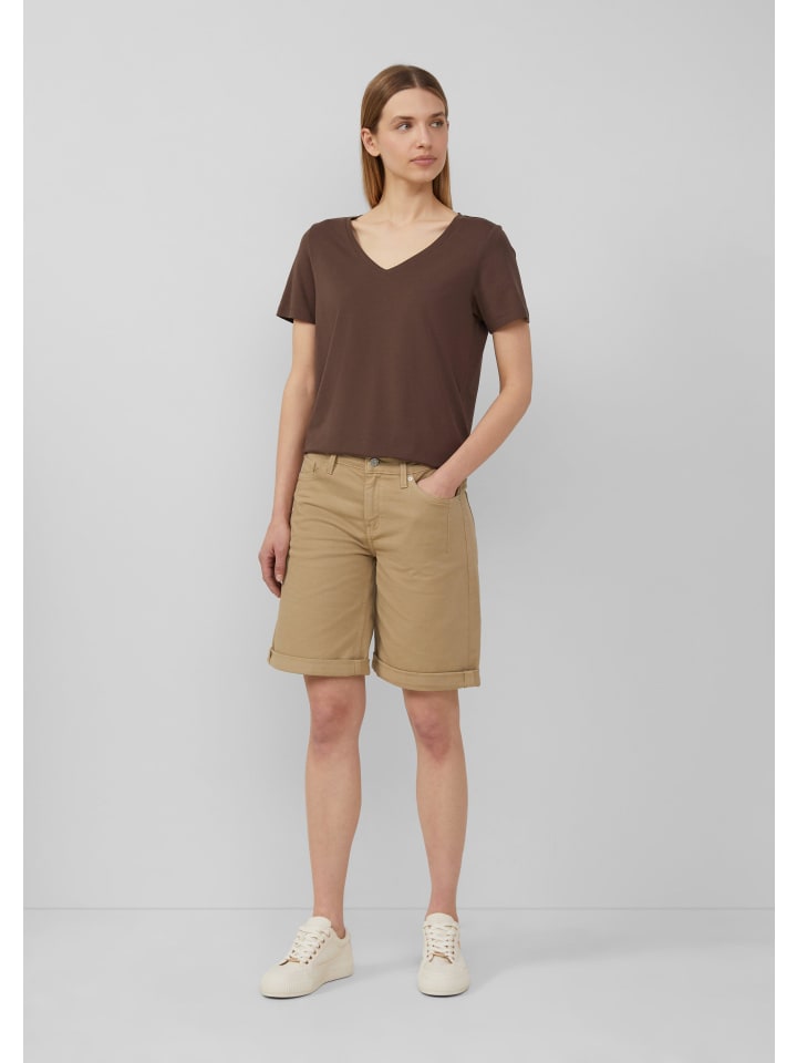 s.Oliver Jeans-Hose kurz in Braun günstig kaufen