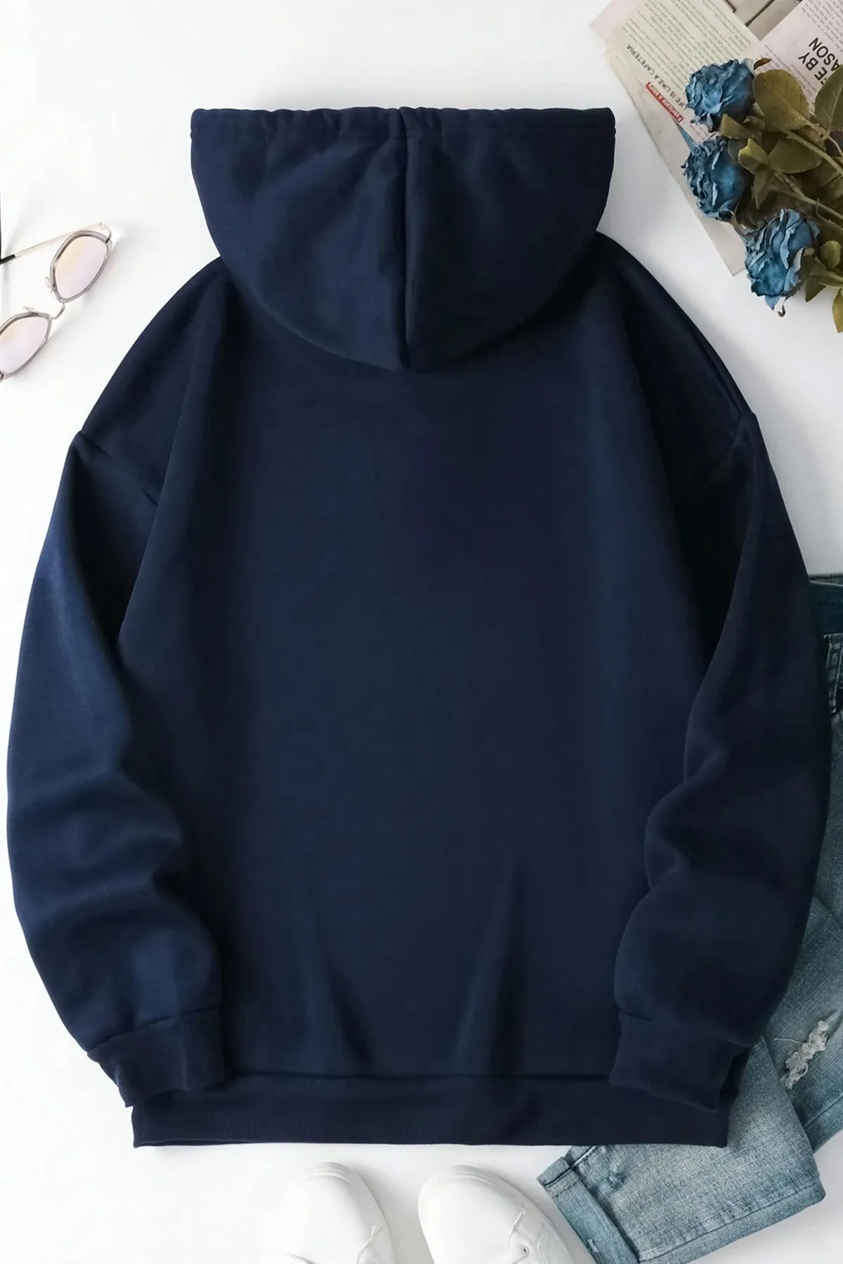 uyguntarz  Unisex-Sweatshirt mit Malibu-Aufdruck in Übergröße