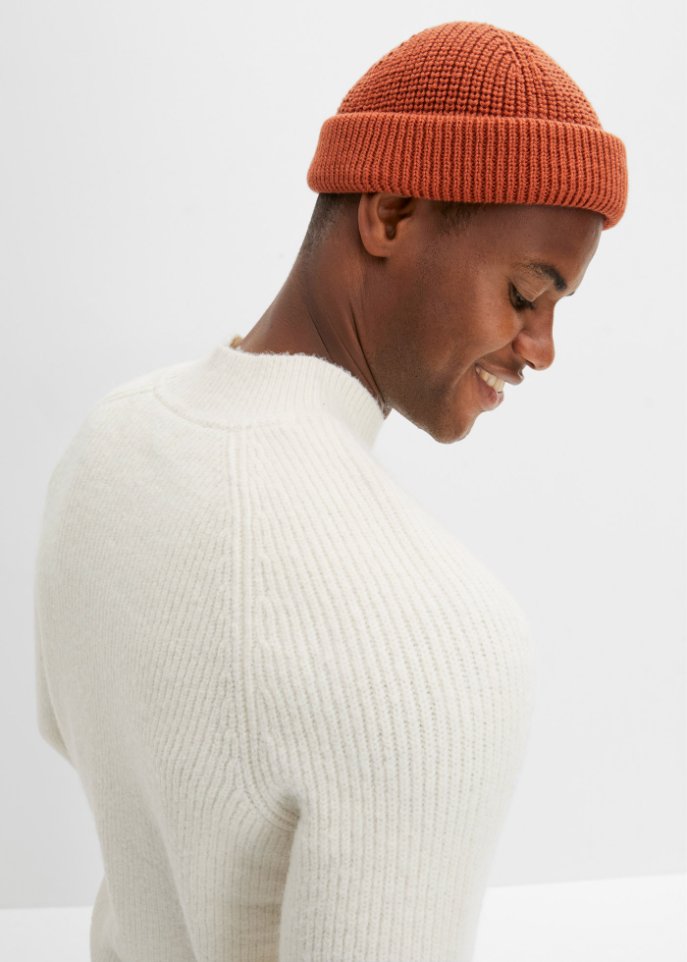 Pullover mit Stehkragen in weicher Qualität