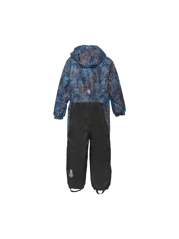 Color Kids Schneeoverall 741089 Schneeanzug mit Kapuze und Fußschlafen in Blau günstig kaufen
