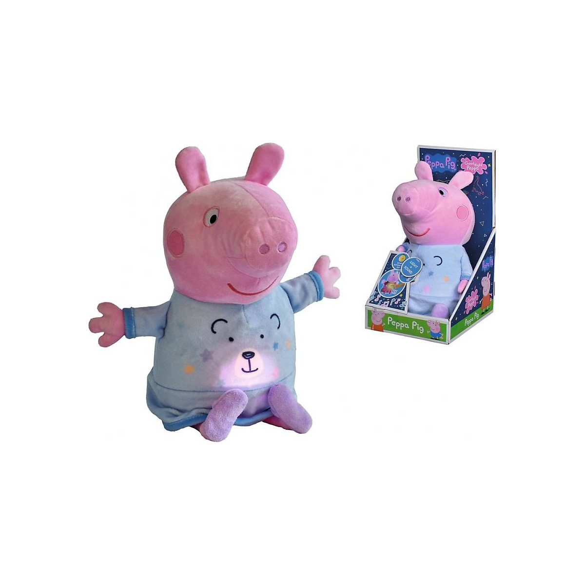 Peppa Pig Plüsch Gute Nacht Plüsch/Blau