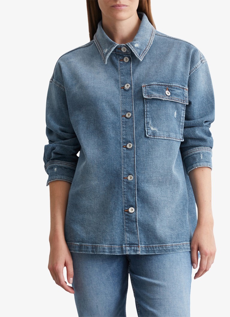 Marc O'Polo  Jack van denim met borstzak