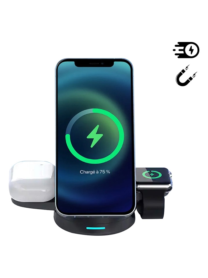 SWEET ACCESS 3in-1-Ladestation in Schwarz günstig kaufen onesize