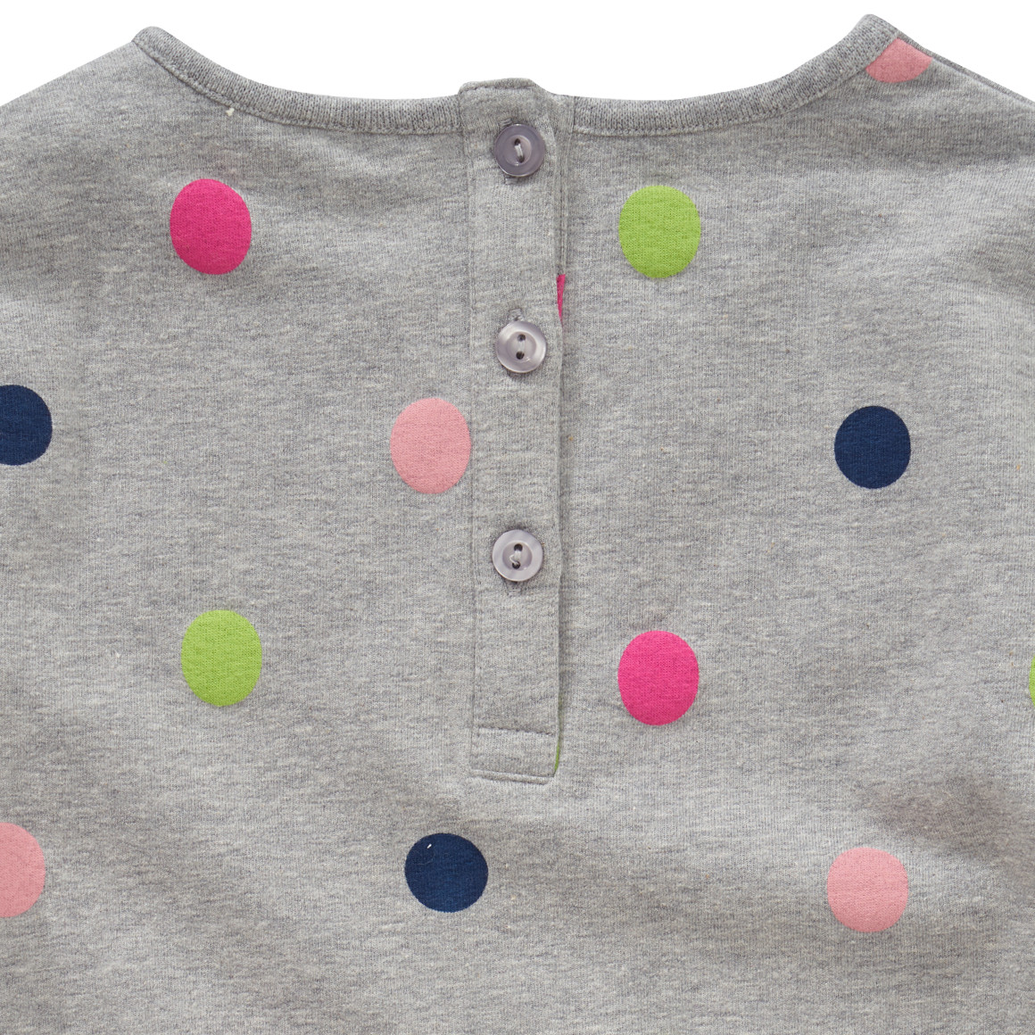 Mädchen Sweatkleid mit Punkten allover