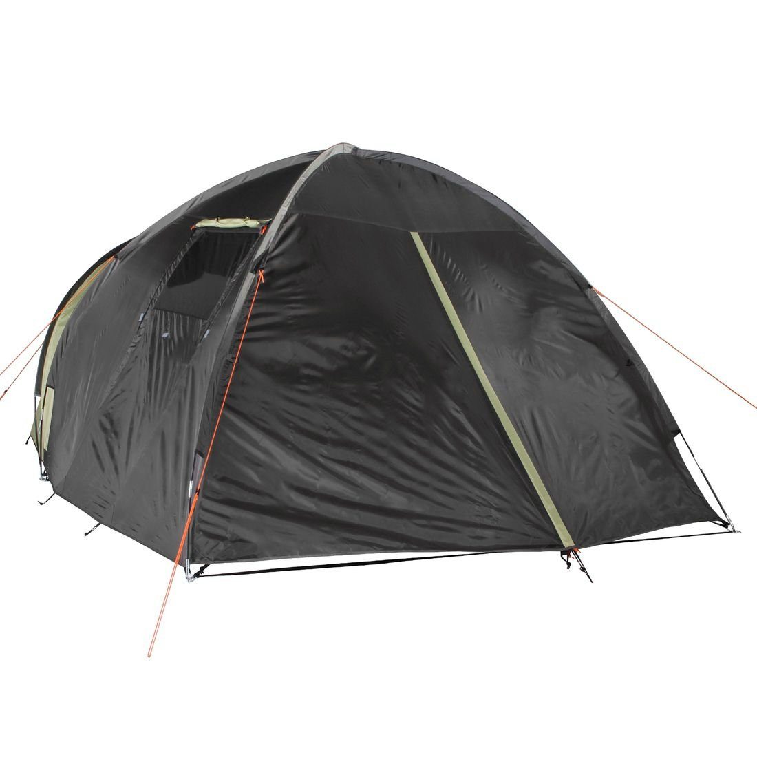 10T Outdoor Equipment Kuppelzelt Zelt Glenhill Beechnut 4 Mann Kuppelzelt XL Schlafkabine 5000mm Iglu, Personen: 4