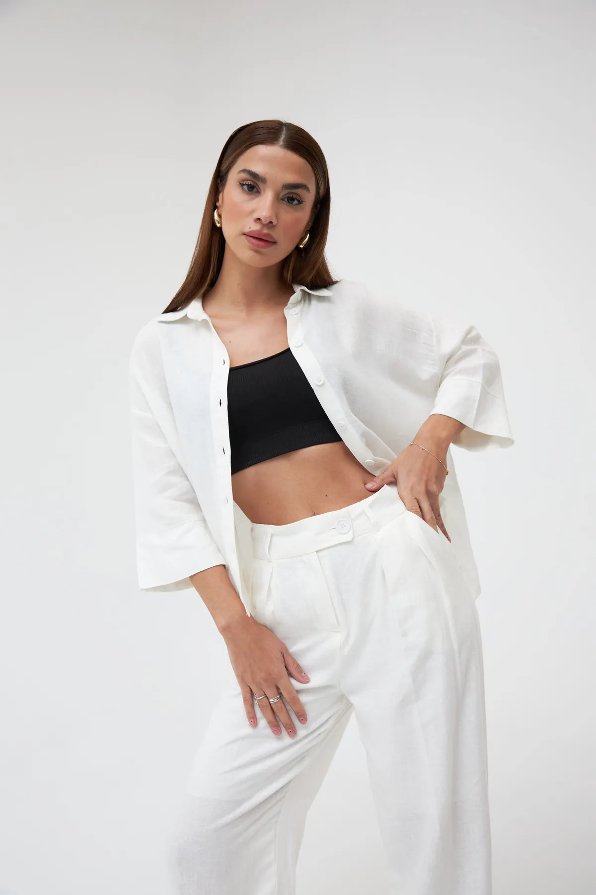 Laluvia  Zweiteiler - Ecru - Regular Fit