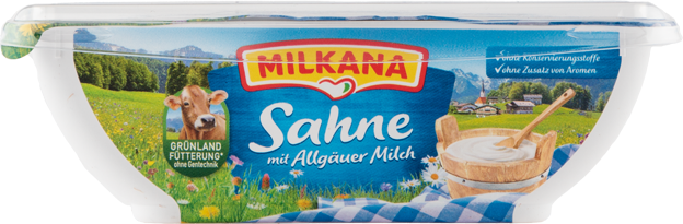 Milkana Schmelzkäse Sahne