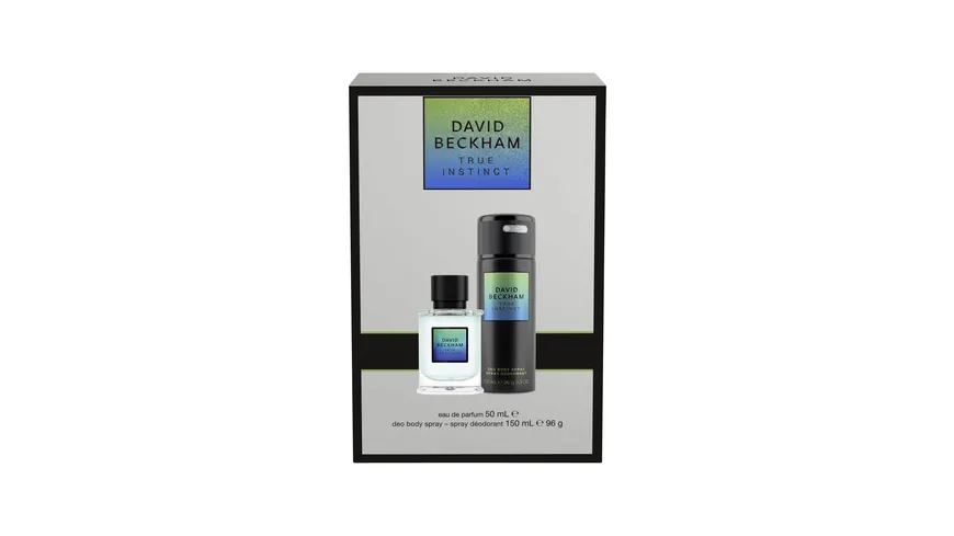 DAVID BECKHAM True Instinct Eau de Parfum + Deodorant Spray Geschenkpackung