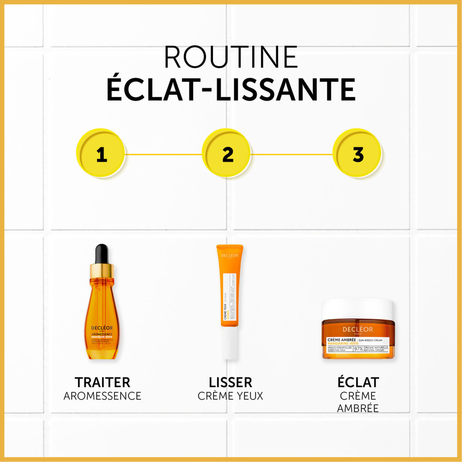 Decléor Crème Ambrée Mandarine Verte Illumine-Lisse-Repulpe 50 ml
