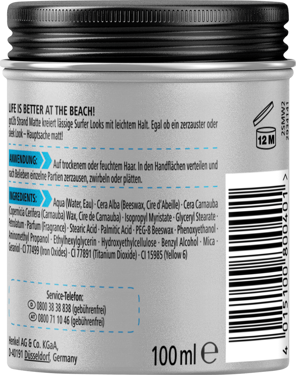 Styling Mattpaste Strand Matte, 100 ml