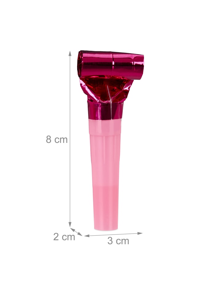relaxdays 50x Partytröten in Pink günstig kaufen onesize