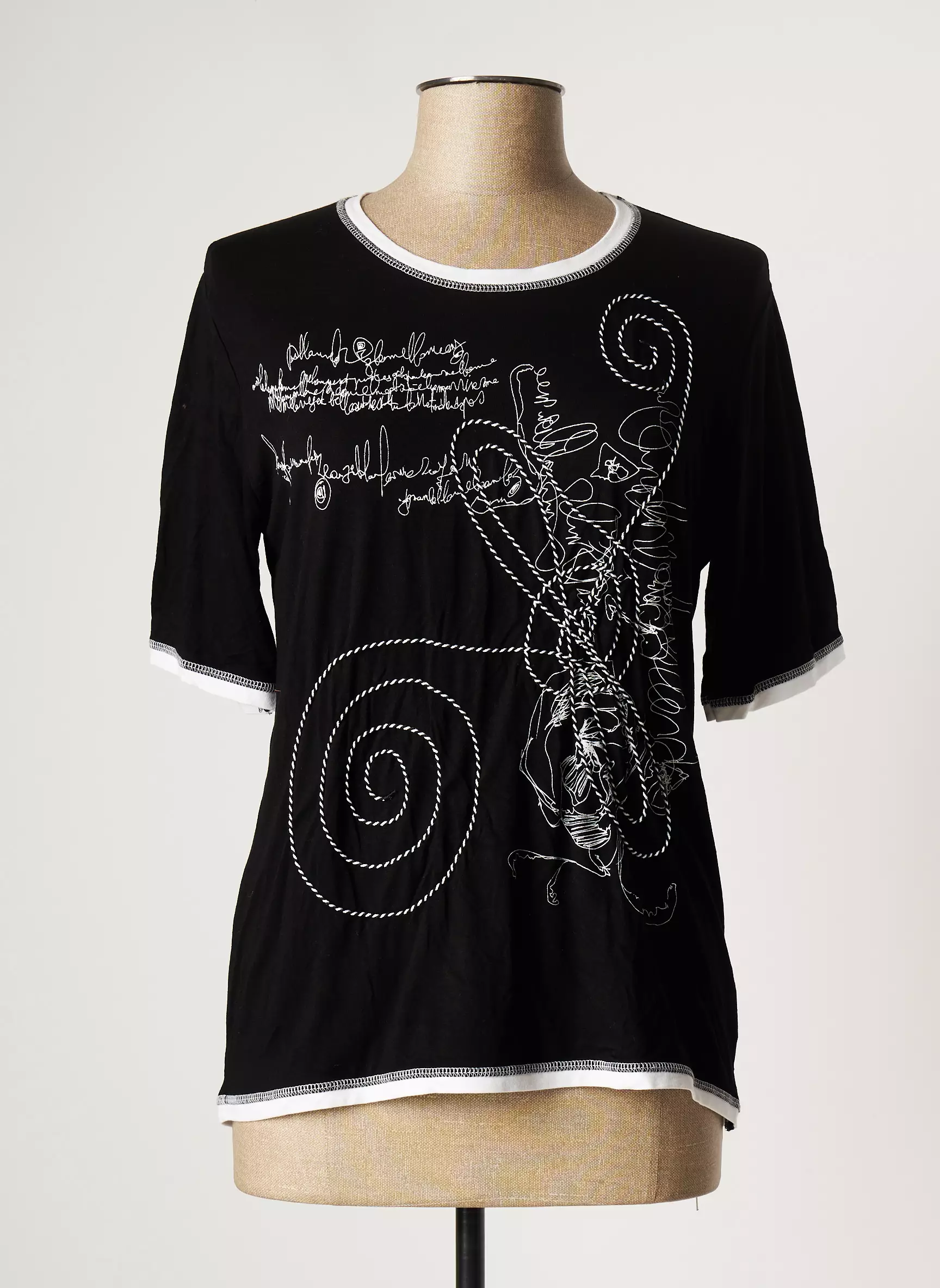 Couleur D Ivoire Tshirts Femme couleur noir