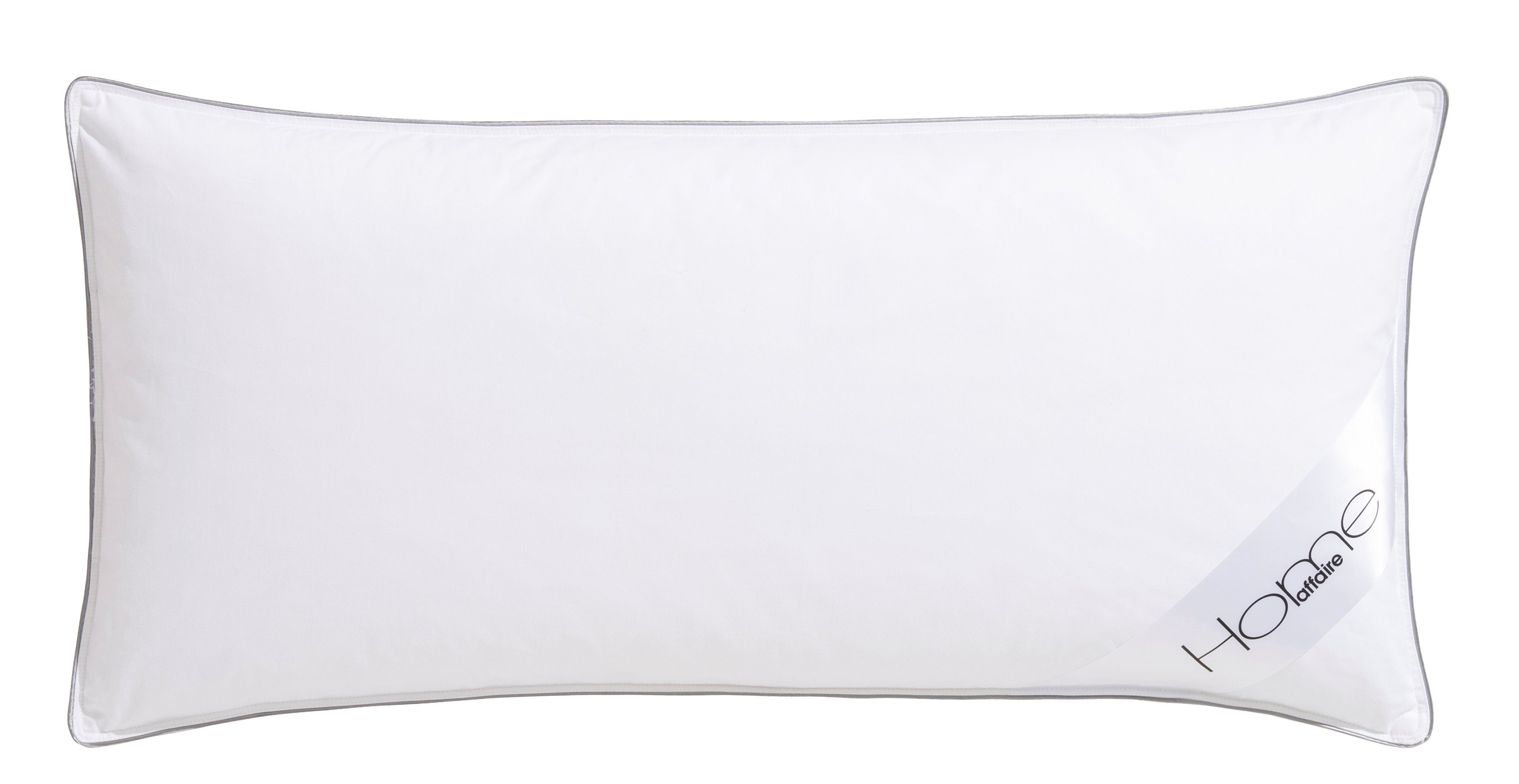 Federkissen MOULLE, Home affaire, Füllung: 90% Federn & 10% Daunen, Bezug: Baumwolle, In den Größen 40x80 und 80x80 cm erhältlich!