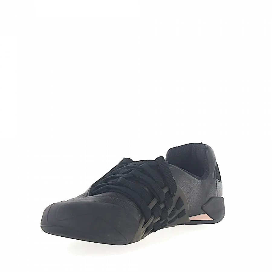 PUMA - Sneaker Glattleder Gummi schwarz - schwarz