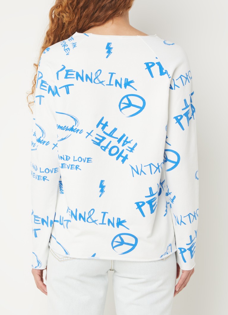 Maglione stampato Penn & Ink