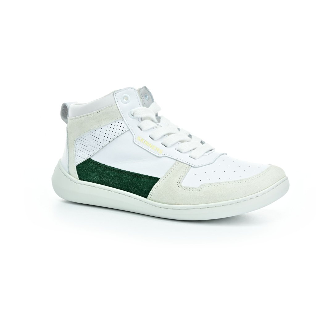 Skinners Oldschooler High Top Green/White Barfußstiefeletten