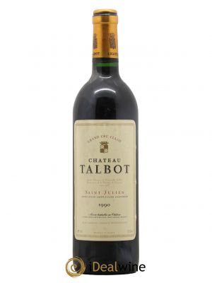 Château Talbot 4ème Grand Cru Classé  1990 - Lot de 1 Bouteille