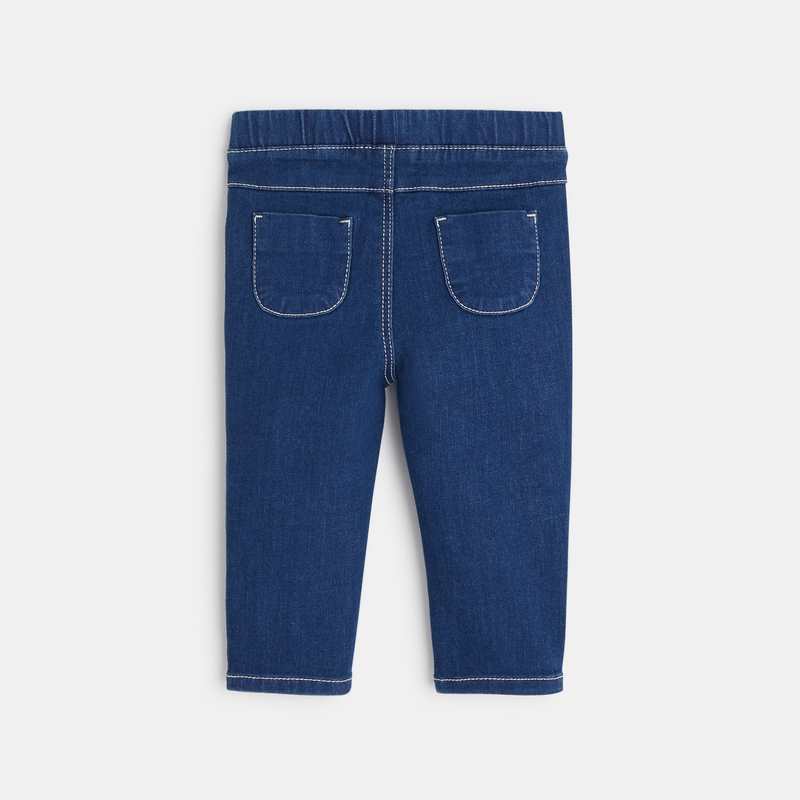 Jegging denim bleu bébé fille