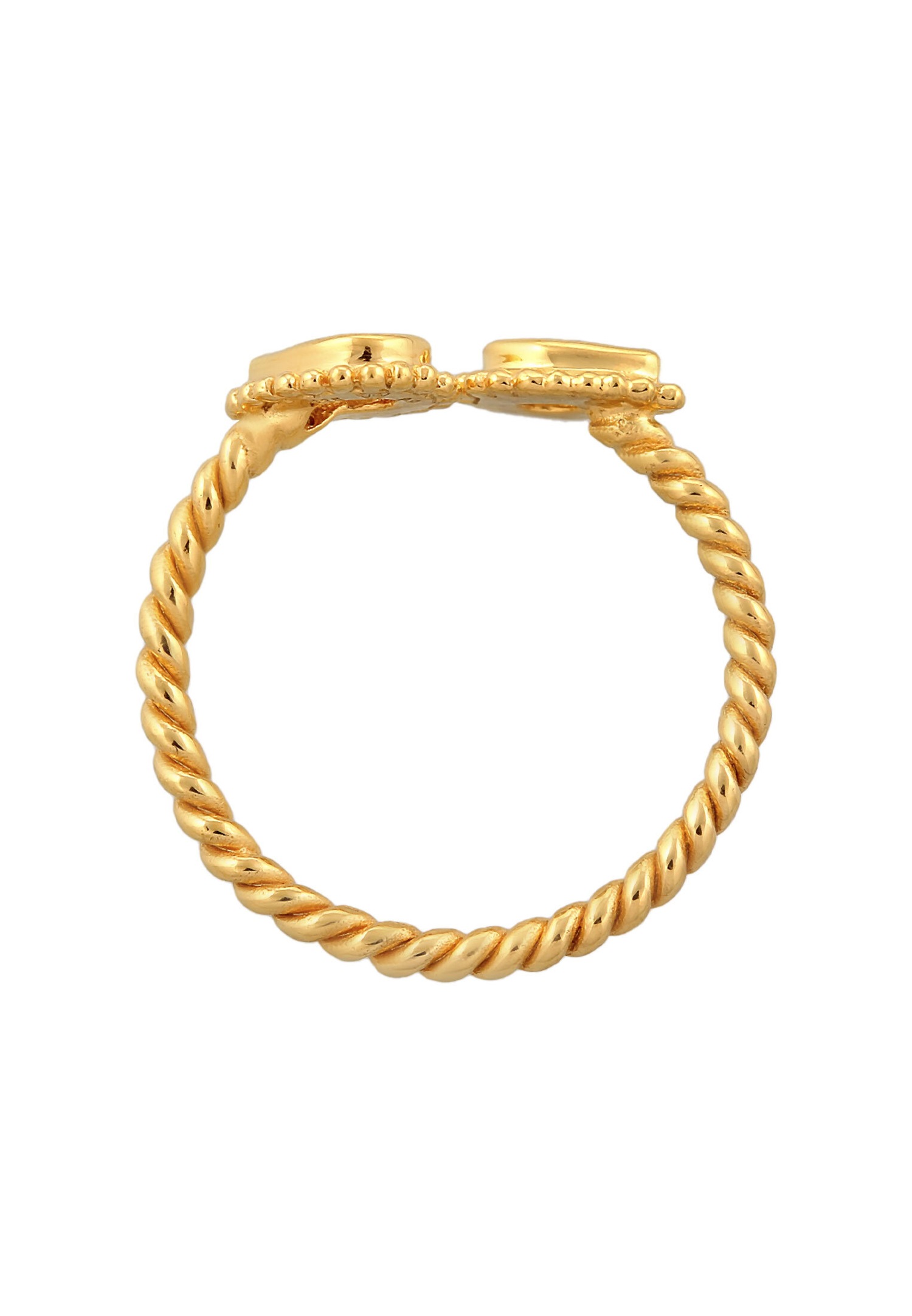 Cercei Elli pentru femei cu aspect vintage deschis și cristale de zirconiu cubic, din argint 925 placat cu aur