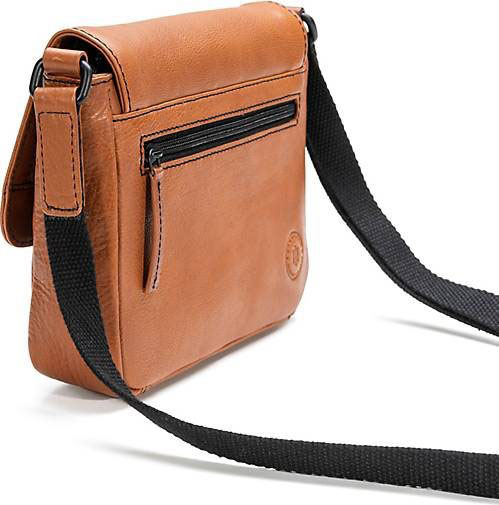 FARMHOOD Memphis Umhängetasche Leder 22 cm