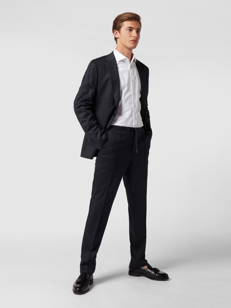 Slim Fit Business-Hemd aus Baumwolle in weiß