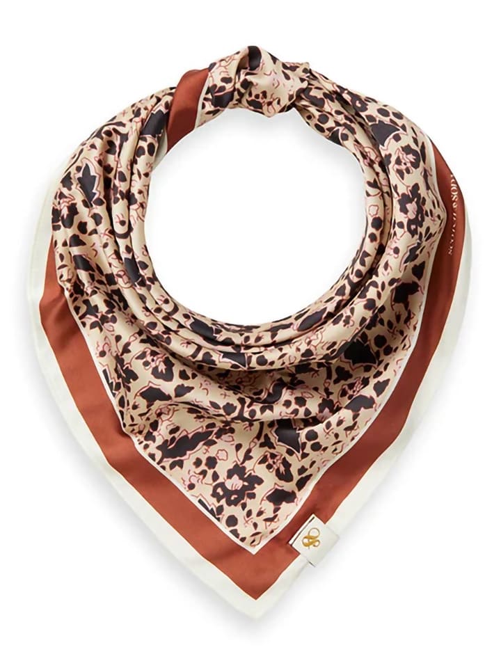 Scotch & Soda Tuch in Braun/ Creme günstig kaufen onesize