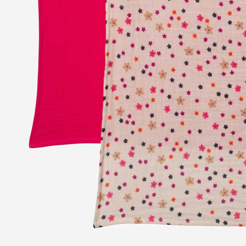 Langes bébé fille micro fleurs gris Catimini