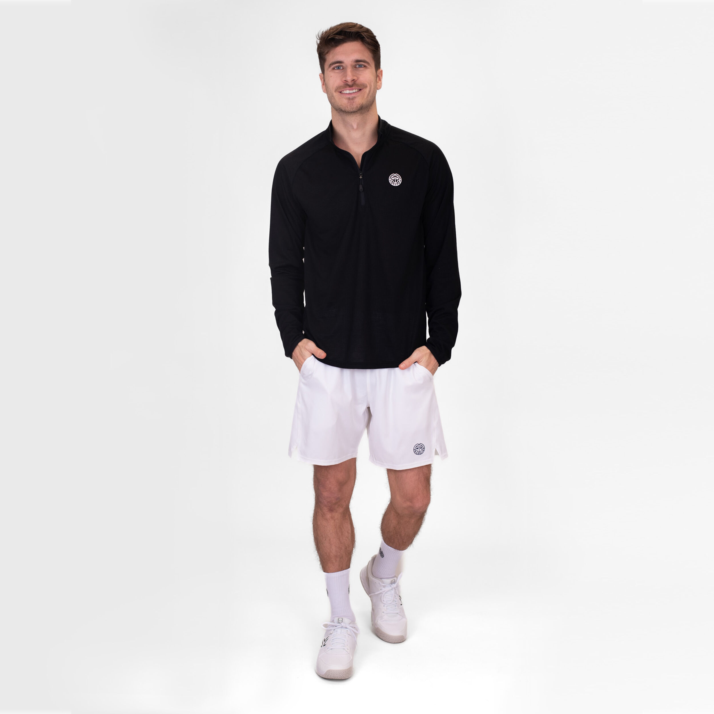Crew Longsleeve Herren - Schwarz