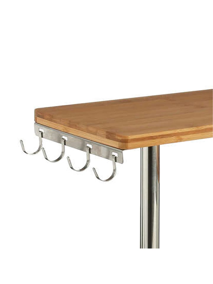 Joybos Eckregal in Hellbraun/ Silber - (B)45 x (H)38,5 x (T)43 cm günstig kaufen onesize