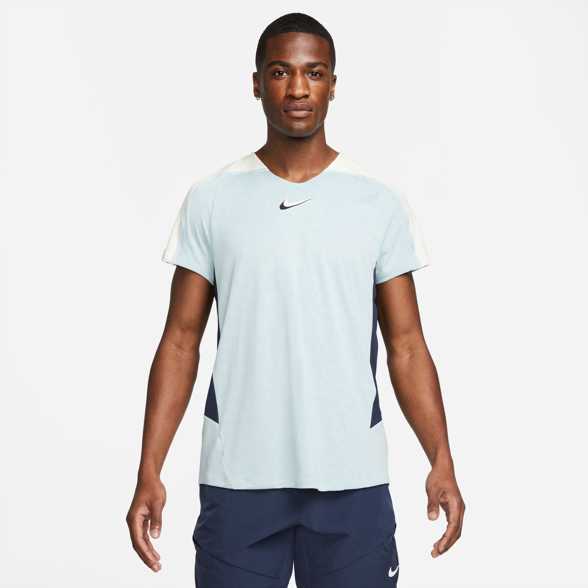 Court Dri-Fit Slam NT PS T-Shirt Herren - Hellblau, Weiß